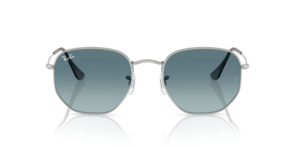 Ray-Ban Hexagonal 0RB3548N 003/3M 51 Silver/ Blue Gradient Grey