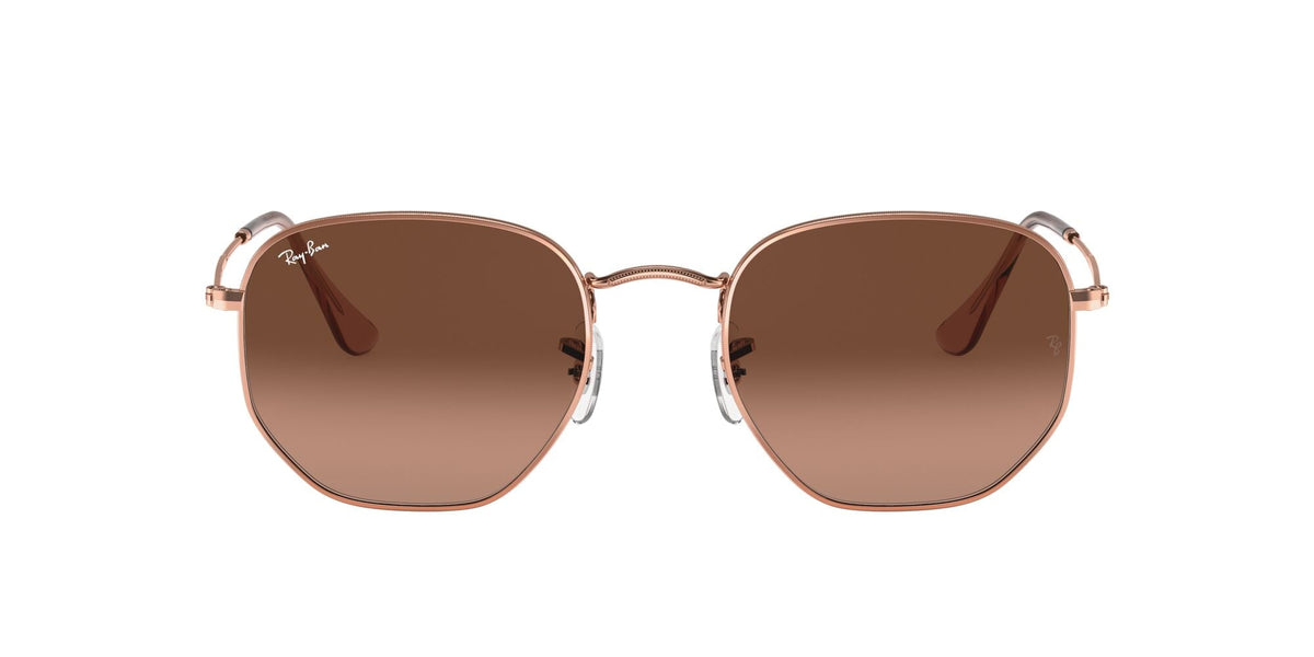Ray-Ban Hexagonal 0RB3548N 9069A5 54 Copper/ Brown Gradient - Blue Star Eyewear