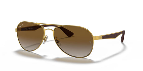 Ray-Ban  0RB3549 001/T5 58 Gold/ Brown 58 / Polycarbonate / Metal / Injected