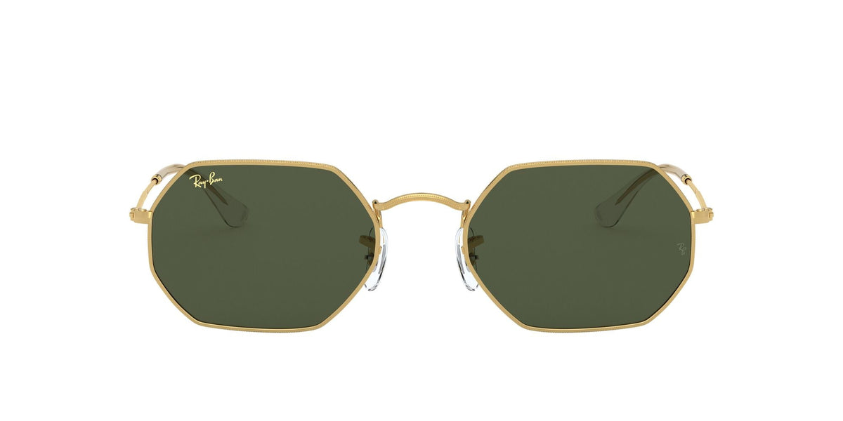 Ray-Ban Octagonal 0RB3556 919631 53 Gold/ Green