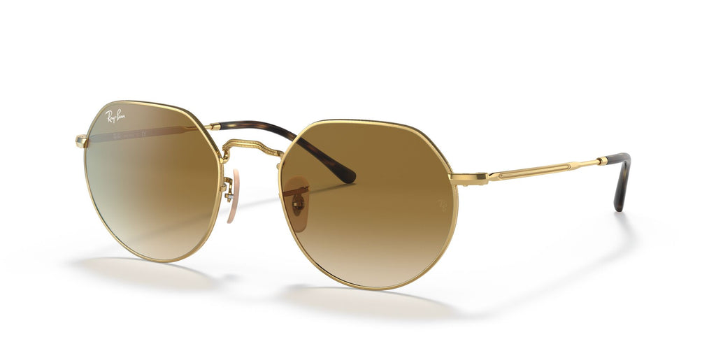 Ray-Ban Jack 0RB3565 001/51 51 Gold/ Brown 51 / Crystal / Metal / Metal