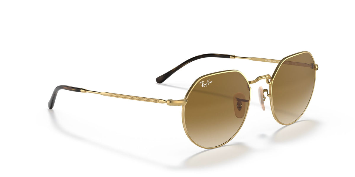 Ray-Ban Jack 0RB3565 001/51 51 Gold/ Brown 51 / Crystal / Metal / Metal