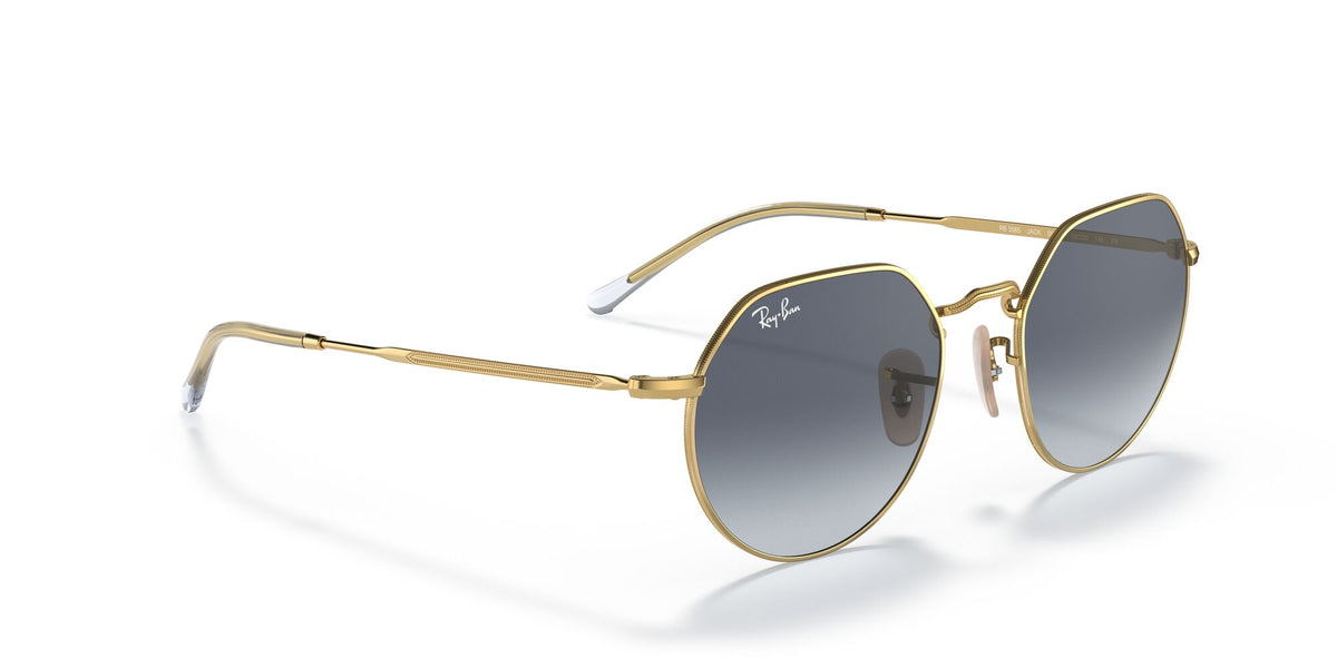 Ray-Ban Jack 0RB3565 001/86 51 Gold/ Blue/Grey 51 / Crystal / Metal / Metal