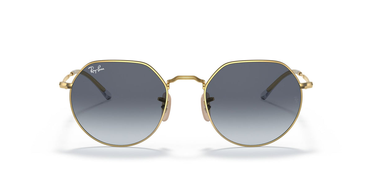 Ray-Ban Jack 0RB3565 001/86 51 Gold/ Blue/Grey 51 / Crystal / Metal / Metal