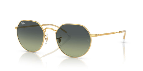 Ray-Ban Jack 0RB3565 001/BH 55 Gold/ Green Vintage