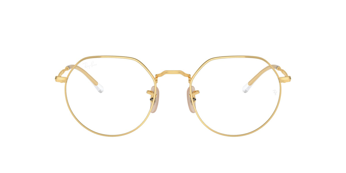 Ray-Ban Jack 0RB3565 001/GG 51 Gold/ Clear/Blue 51 / Crystal / Metal / Metal