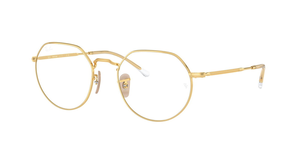 Ray-Ban Jack 0RB3565 001/GG 51 Gold/ Clear/Blue 51 / Crystal / Metal / Metal