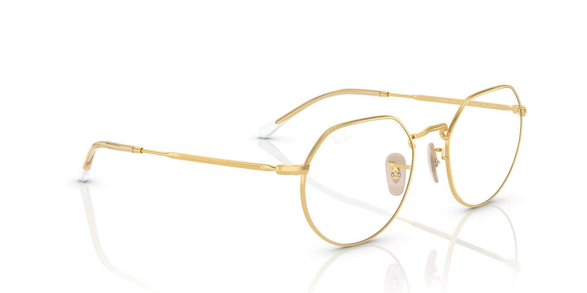 Ray-Ban Jack 0RB3565 001/GG 51 Gold/ Clear/Blue 51 / Crystal / Metal / Metal