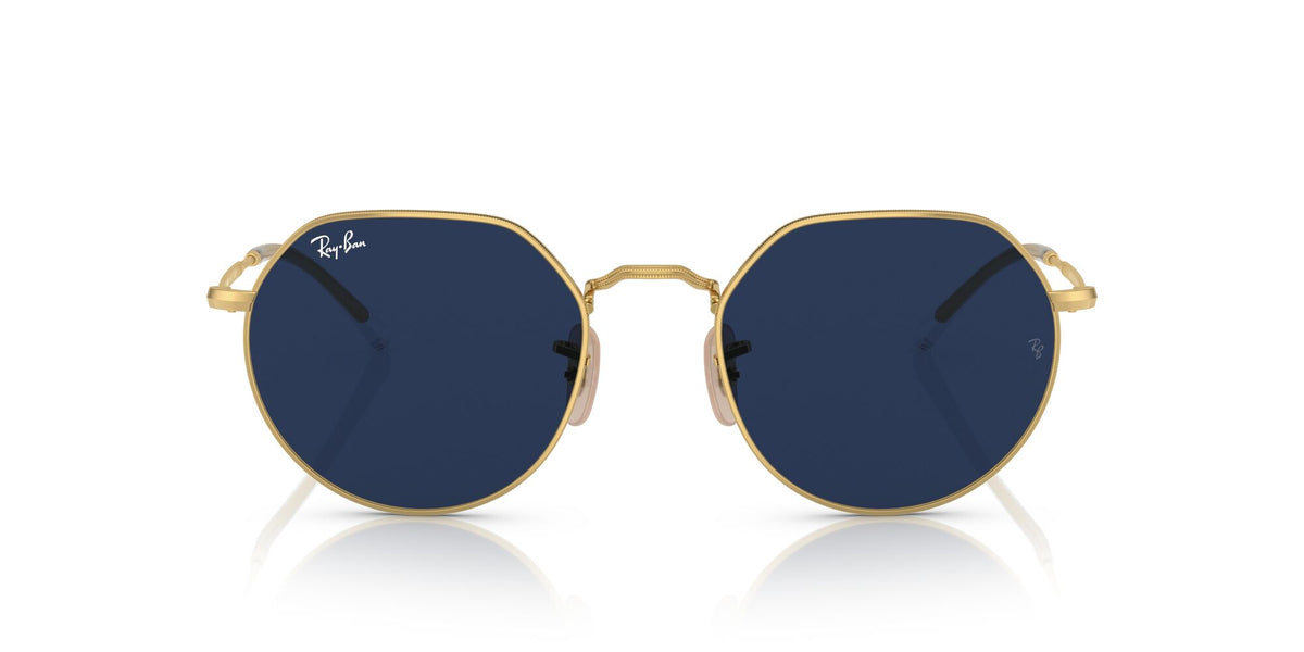 Ray-Ban Jack 0RB3565 001/GG 51 Gold/ Clear/Blue 51 / Crystal / Metal / Metal
