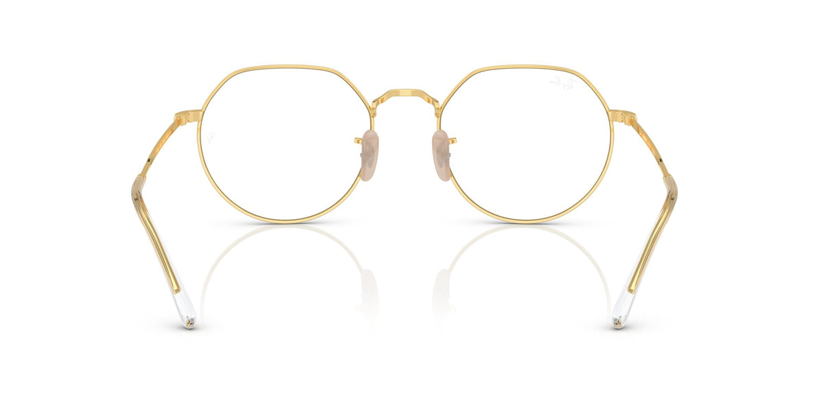 Ray-Ban Jack 0RB3565 001/GG 51 Gold/ Clear/Blue 51 / Crystal / Metal / Metal