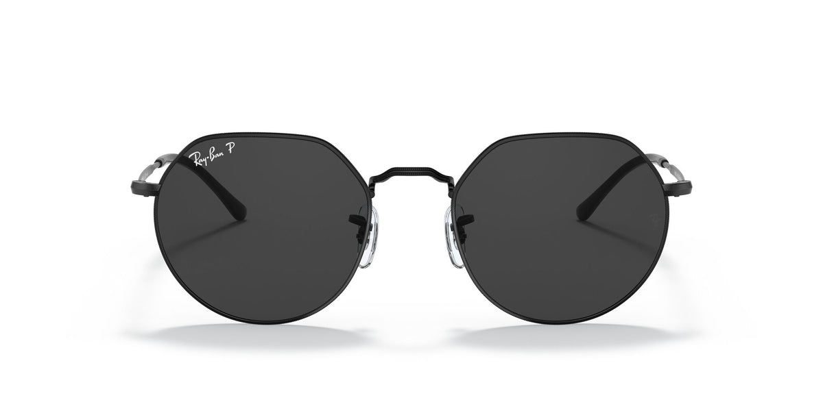 Ray-Ban Jack 0RB3565 002/48 51 Black/ Black 51 / Crystal / Metal / Metal