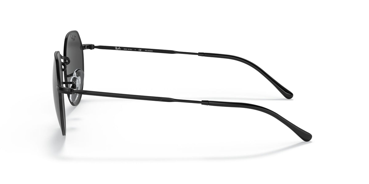 Ray-Ban Jack 0RB3565 002/48 51 Black/ Black 51 / Crystal / Metal / Metal