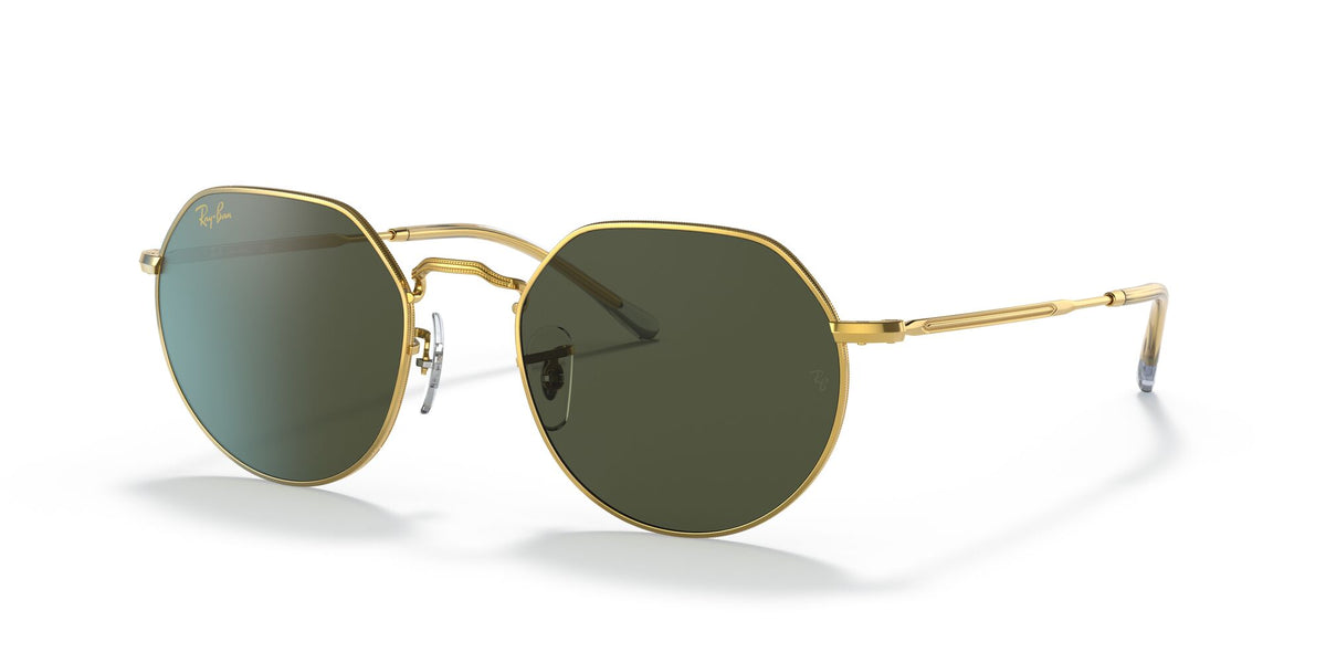Ray-Ban Jack 0RB3565 919631 51 Gold/ Green 51 / Crystal / Metal / Metal
