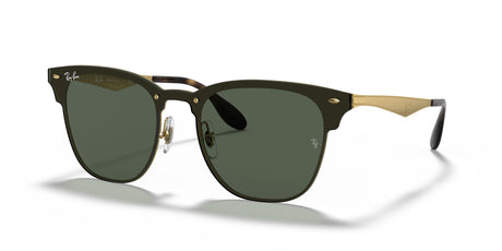 Ray-Ban Blaze Clubmaster 0RB3576N 043/71 47 Gold/ Dark Green 47 / Polyamide / Steel / Steel