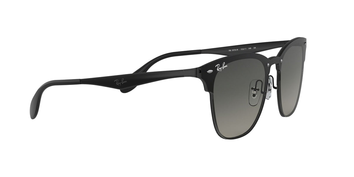 RB 3576N Ray-Ban Blaze Clubmaster Black / Grey Gradient 47 47 / Polyamide / Steel / Steel