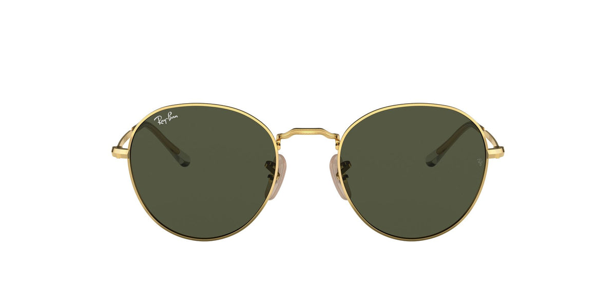 Ray-Ban David 0RB3582 001/31 53 Gold/ Green 53 / Crystal / Metal / Metal