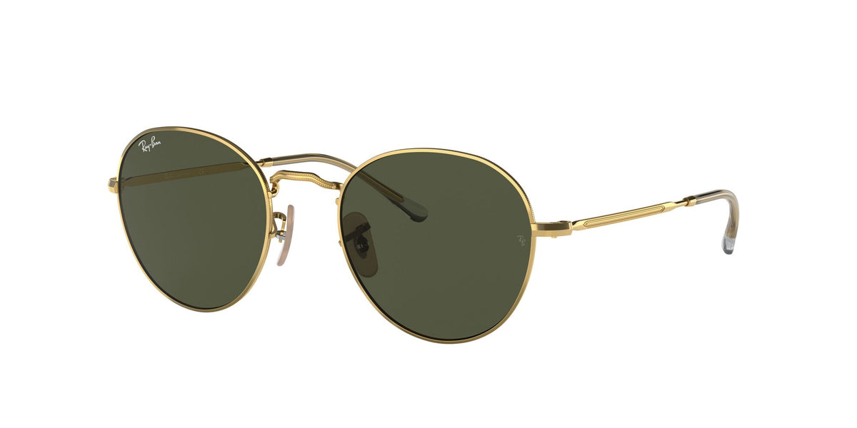 Ray-Ban David 0RB3582 001/31 53 Gold/ Green 53 / Crystal / Metal / Metal