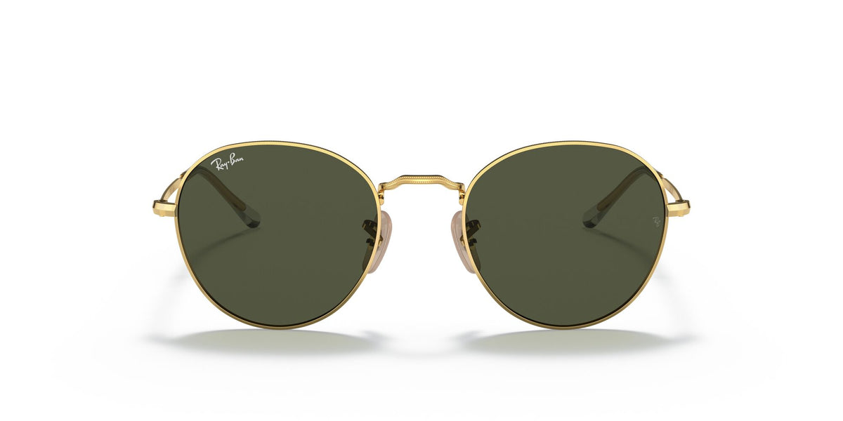 Ray-Ban David 0RB3582 001/31 53 Gold/ Green 53 / Crystal / Metal / Metal