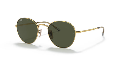 Ray-Ban David 0RB3582 001/31 53 Gold/ Green 53 / Crystal / Metal / Metal