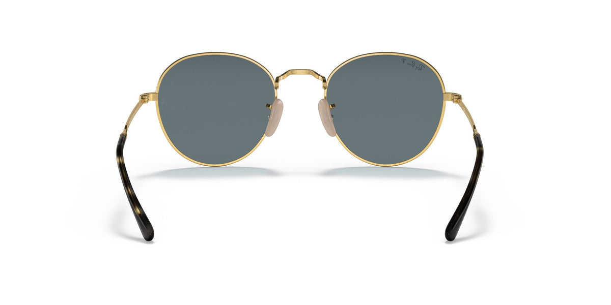 RB 3582 Ray-Ban David Gold / Dark Blue Polarised 51 51 / Crystal / Metal / Metal