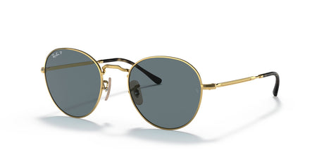 RB 3582 Ray-Ban David Gold / Dark Blue Polarised 51 51 / Crystal / Metal / Metal