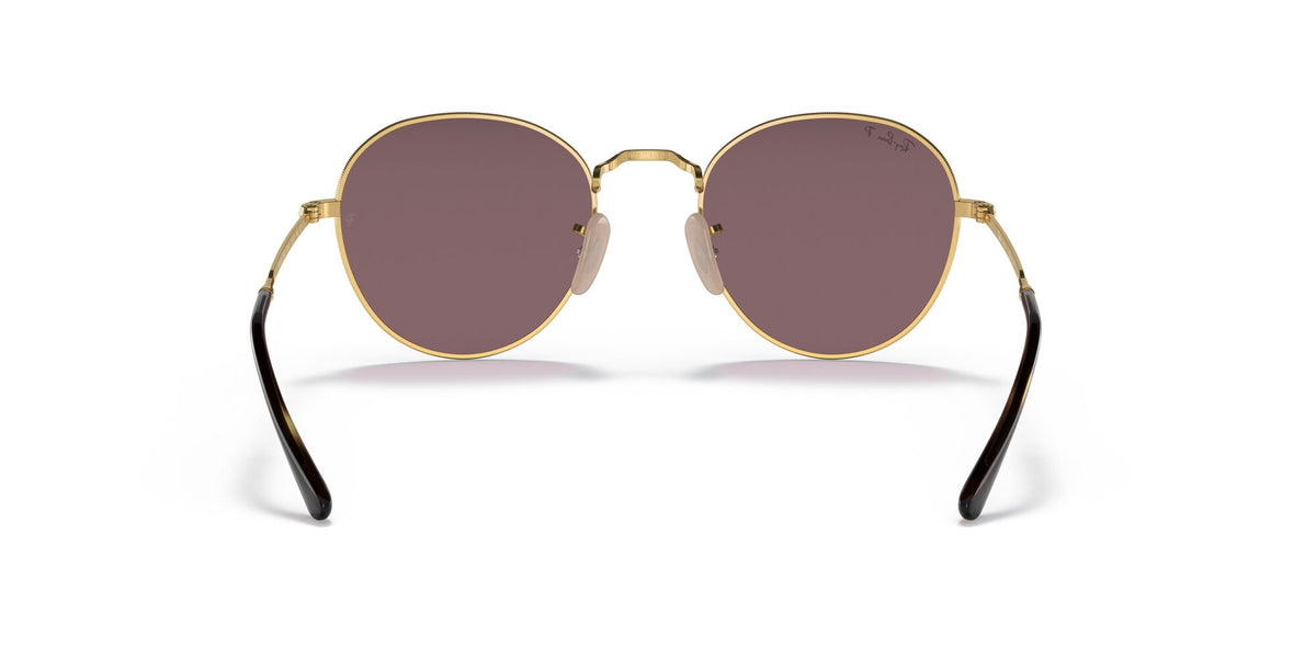 RB 3582 Ray-Ban David Gold / Dark Violet Polarised 51 51 / Crystal / Metal / Metal