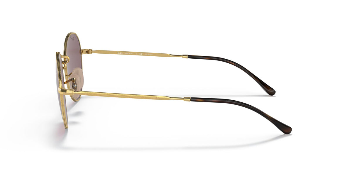 RB 3582 Ray-Ban David Gold / Dark Violet Polarised 51 51 / Crystal / Metal / Metal