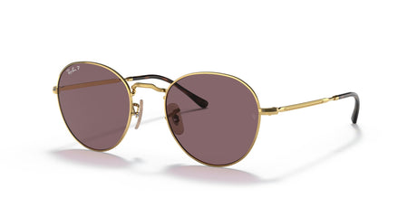 RB 3582 Ray-Ban David Gold / Dark Violet Polarised 51 51 / Crystal / Metal / Metal