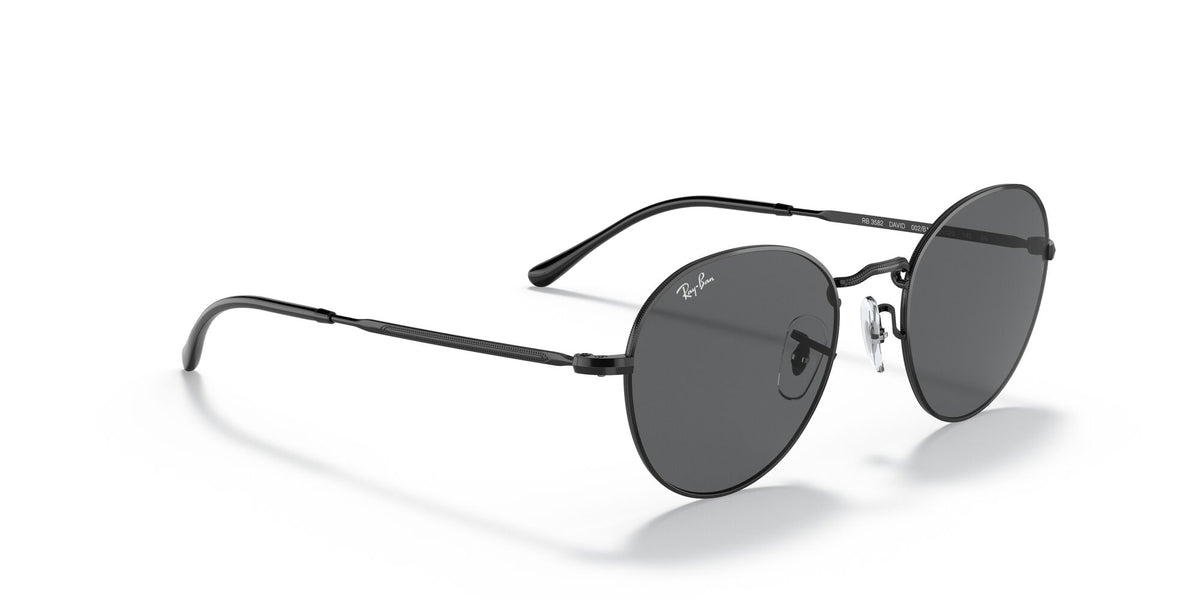 Ray-Ban David 0RB3582 002/B1 51 Black/ Dark Grey
