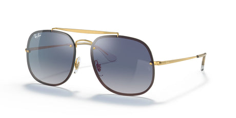 Ray-Ban Blaze The General 0RB3583N 001/X0 58 Gold/ Blue Gradient Mirror 58 / Polyamide / Steel / Metal