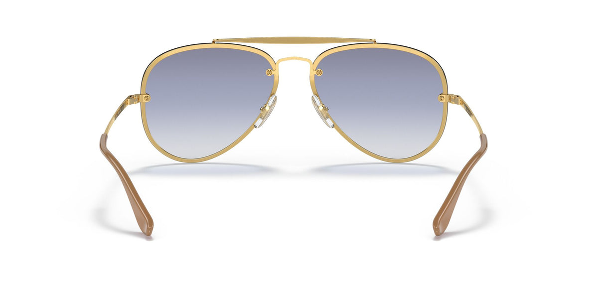 RB 3584N Ray-Ban Blaze Aviator Gold / Clear Gradient Light Blue 61 61 / Polyamide / Steel / Metal