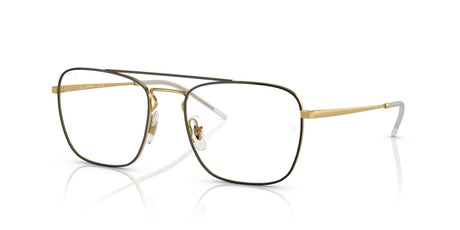 Ray-Ban  0RB3588 9054MF 55 Black On Gold/ Clear/Blue