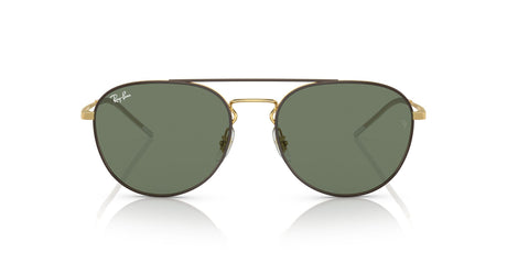RB 3589 Ray-Ban  Brown On Gold / Clear/Green 55 55 / Polycarbonate / Metal / Metal