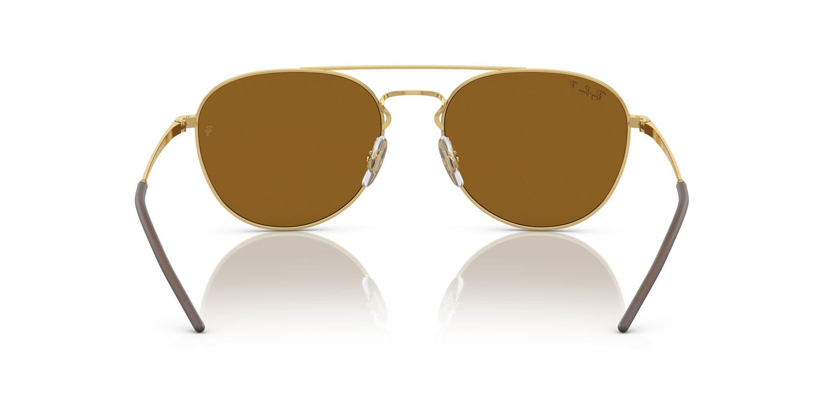 RB 3589 Ray-BanGold / Dark Brown 55 55 / Polycarbonate / Metal / Metal