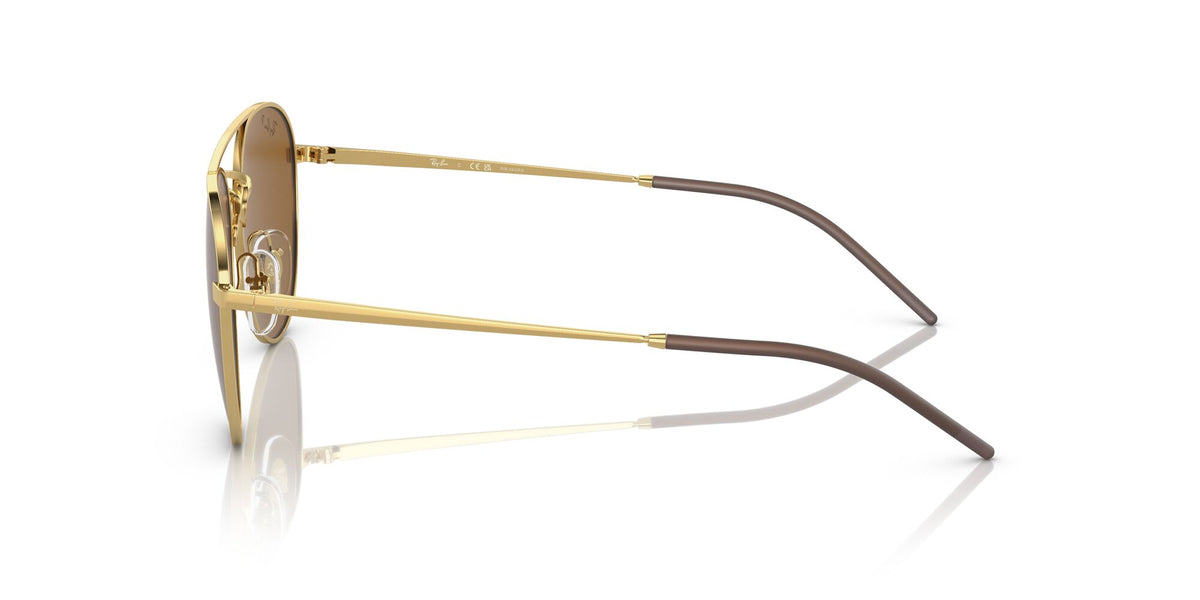 RB 3589 Ray-BanGold / Dark Brown 55 55 / Polycarbonate / Metal / Metal