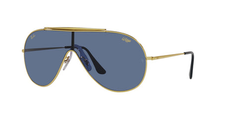 Ray-Ban Wings 0RB3597 924580 33 Gold/ Dark Blue 33 / Polyamide / Metal / Metal