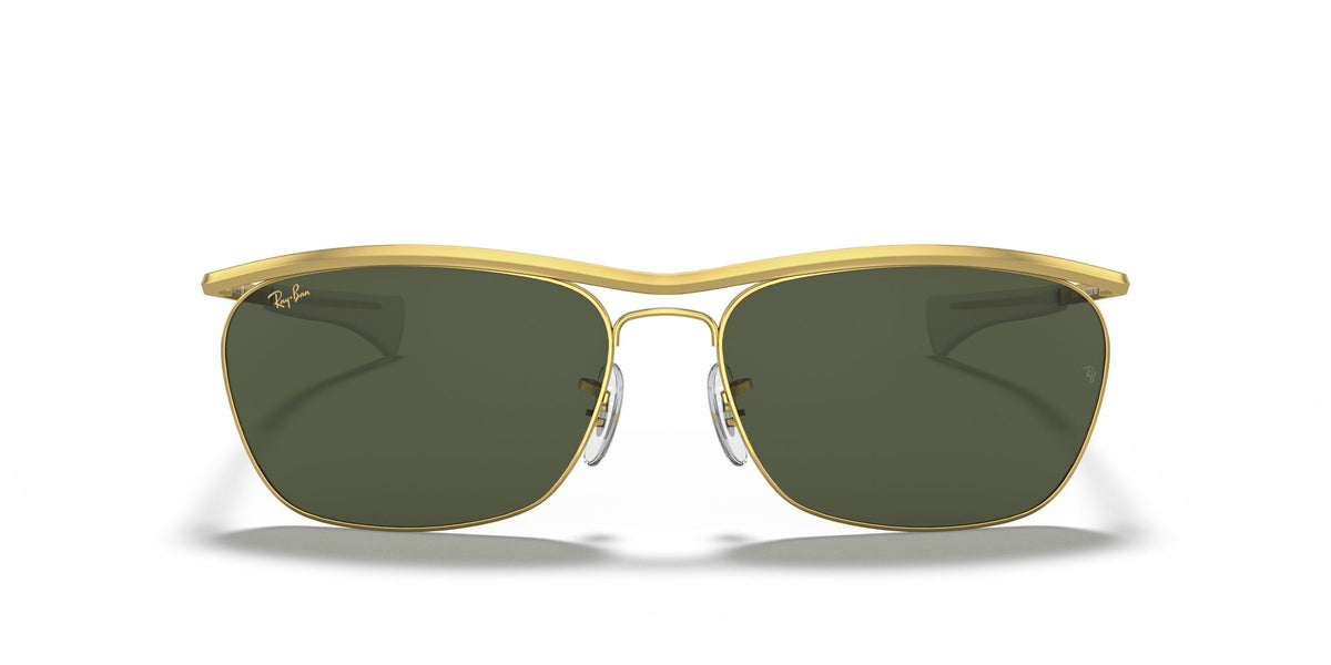 Ray-Ban Olympian Ii Deluxe 0RB3619 919631 60 Gold/ Green 60 / Crystal / Metal / Metal