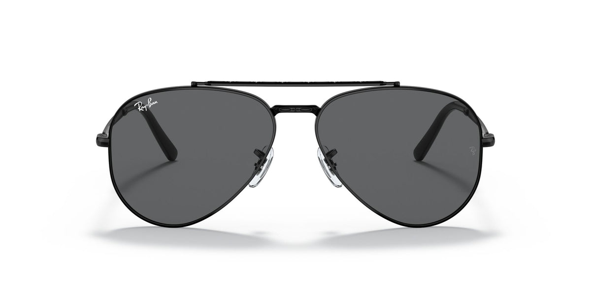 Ray-Ban New Aviator 0RB3625 002/B1 55 Black/ Dark Grey
