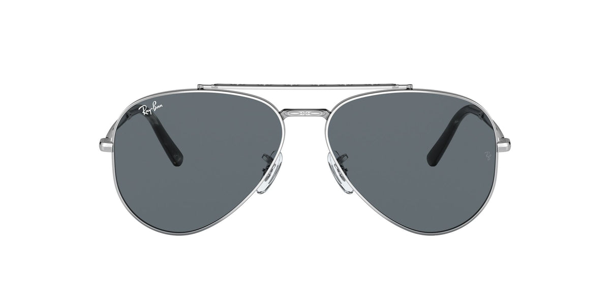 Ray-Ban New Aviator 0RB3625 003/R5 55 Silver/ Blue