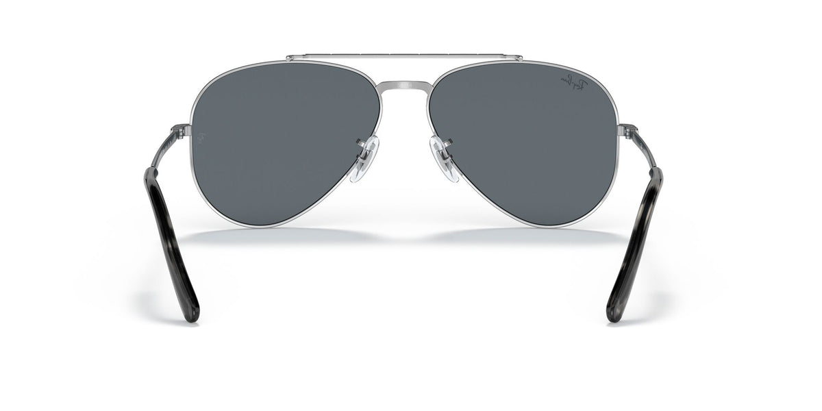 Ray-Ban New Aviator 0RB3625 003/R5 55 Silver/ Blue