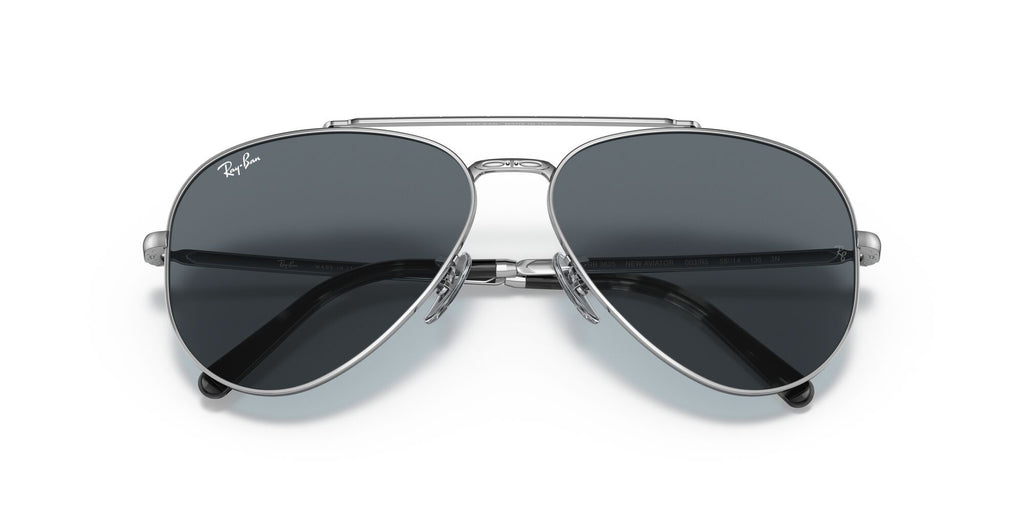 Ray-Ban New Aviator 0RB3625 003/R5 58 Silver/ Blue