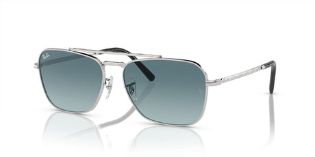 Ray-Ban New Caravan 0RB3636 003/3M 55 Silver/ Blue 55 / Crystal / Metal / Metal