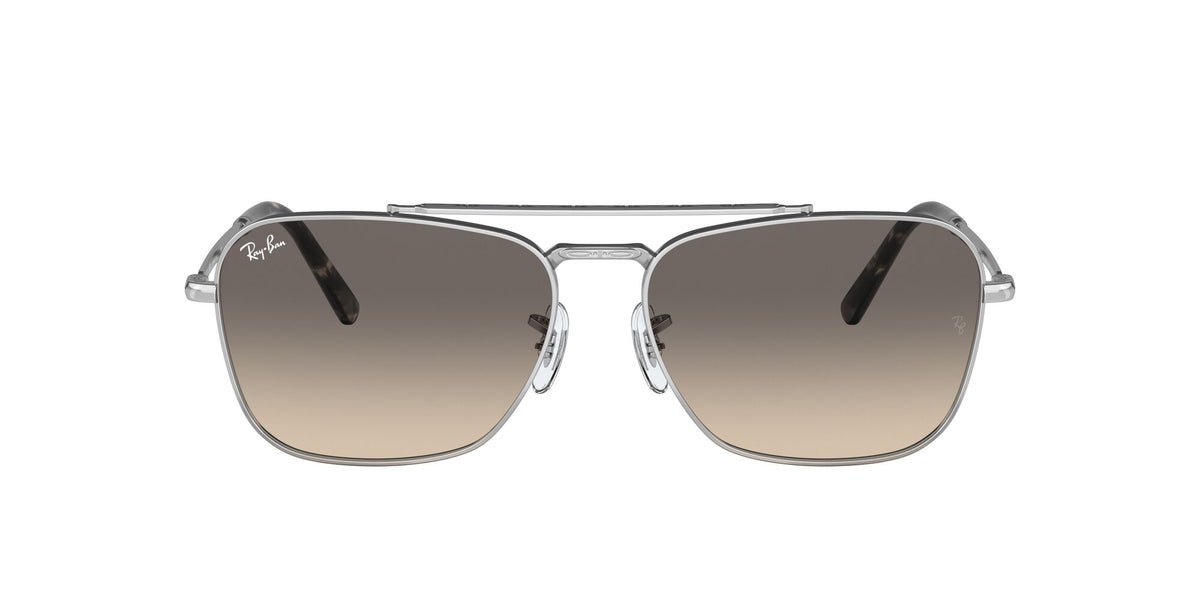 Ray-Ban New Caravan 0RB3636 003/32 55 Silver/ Clear Gradient Grey