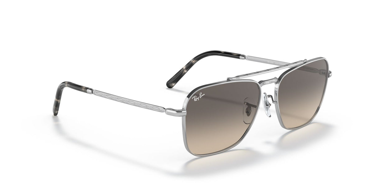 Ray-Ban New Caravan 0RB3636 003/32 55 Silver/ Clear Gradient Grey