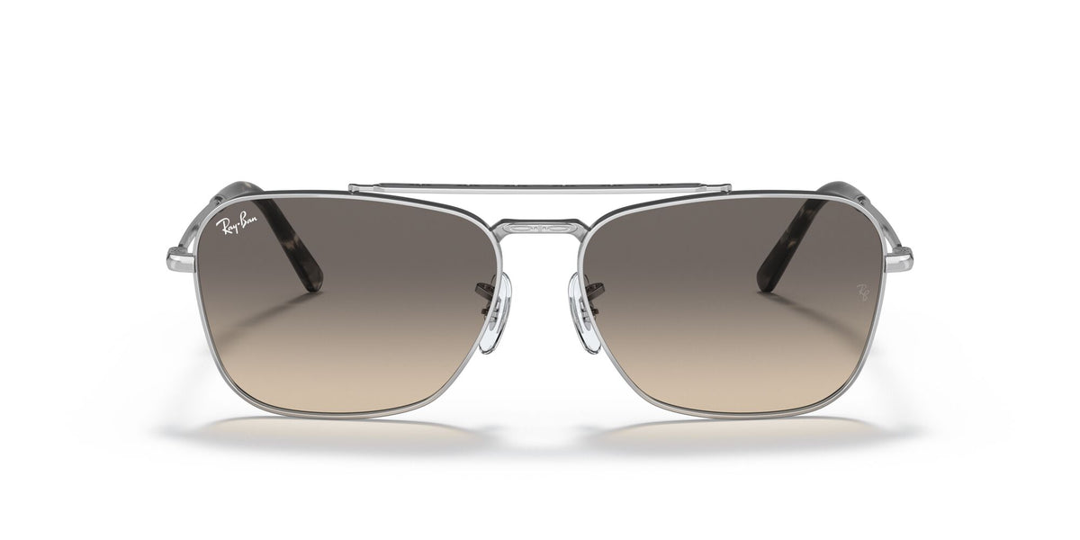 Ray-Ban New Caravan 0RB3636 003/32 55 Silver/ Clear Gradient Grey