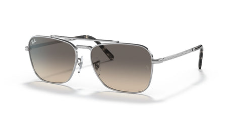 Ray-Ban New Caravan 0RB3636 003/32 58 Silver/ Clear Gradient Grey