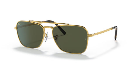 Ray-Ban New Caravan 0RB3636 919631 58 Gold/ Green 58 / Crystal / Metal / Metal