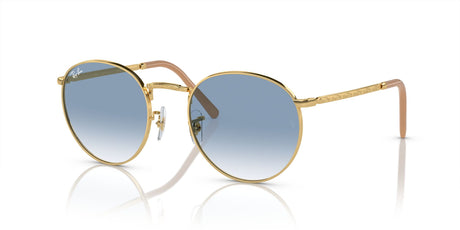 Ray-Ban New Round 0RB3637 001/3F 50 Gold/ Blue 50 / Crystal / Metal / Metal