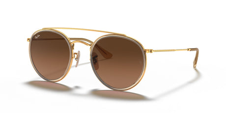 Ray-Ban  0RB3647N 912443 51 Gold/ Brown Gradient Grey 51 / Crystal / Metal / Metal