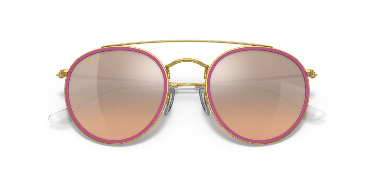 RB 3647N Ray-BanGold / Pink Mirror Gradient Grey 51 51 / Crystal / Metal / Metal
